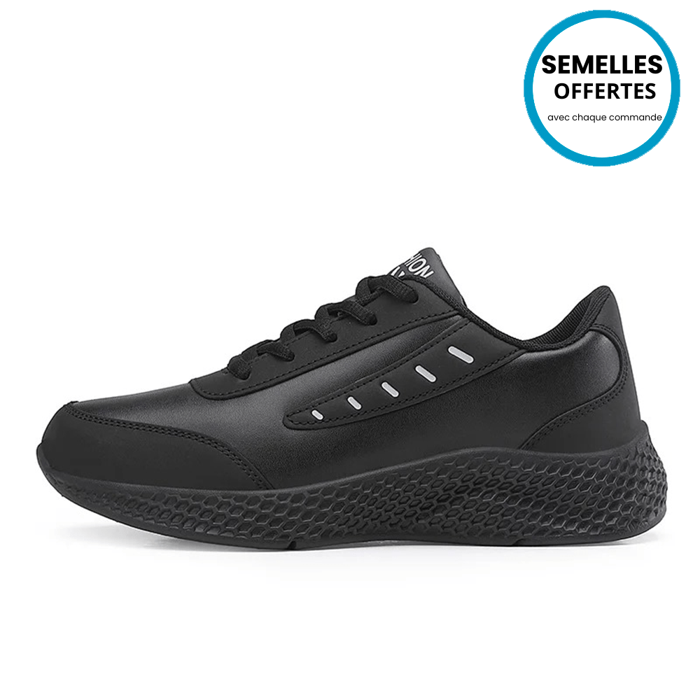 Ortho Bond - Chaussures en cuir confortables + semelles intérieures GRATUITES