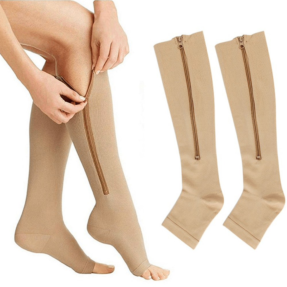Chaussettes de compression pour jambes gonflées
